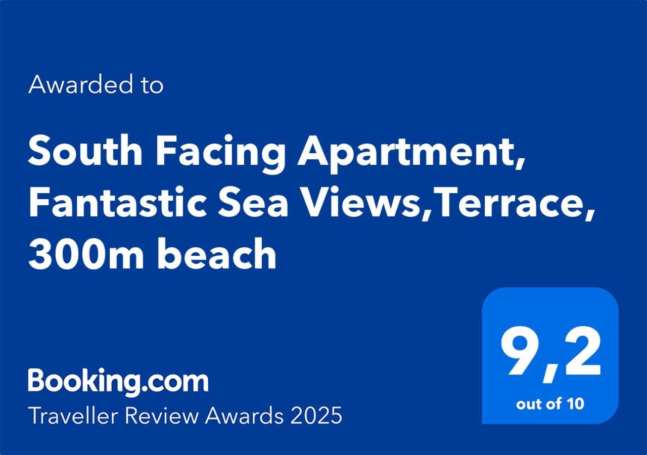 מוחקאר South Facing Apartment, Fantastic Sea Views,Terrace, 300M Beach מראה חיצוני תמונה